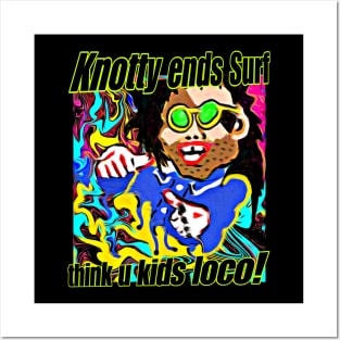 Knotty ends Surf Loco Posters and Art